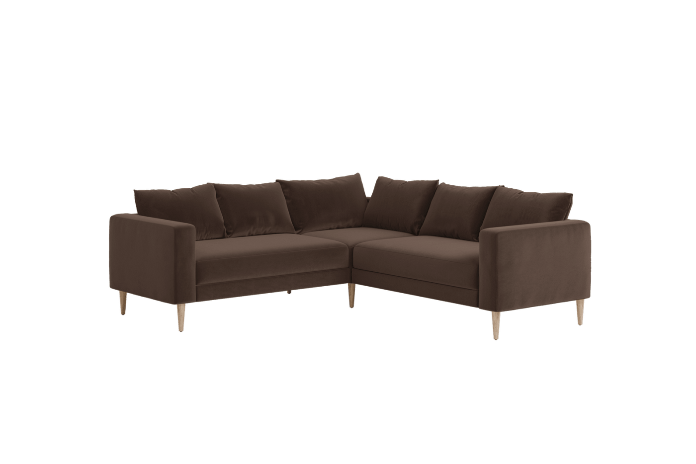 Sabai Design · The Essential Corner Sectional (5 Seat) in Recycled Velvet | socius design in Rochester, MN