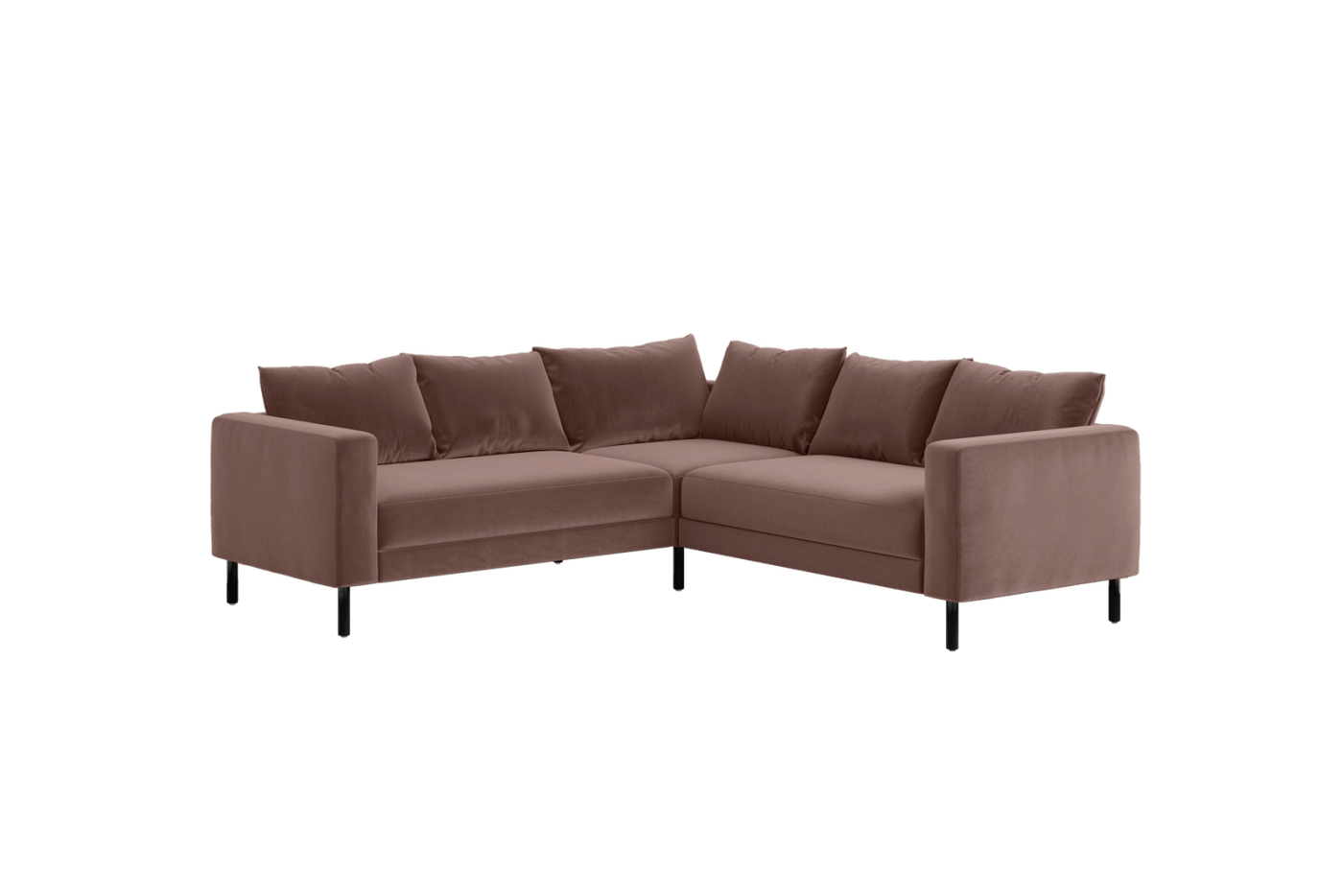 Sabai Design · The Essential Corner Sectional (5 Seat) in Recycled Velvet | socius design in Rochester, MN