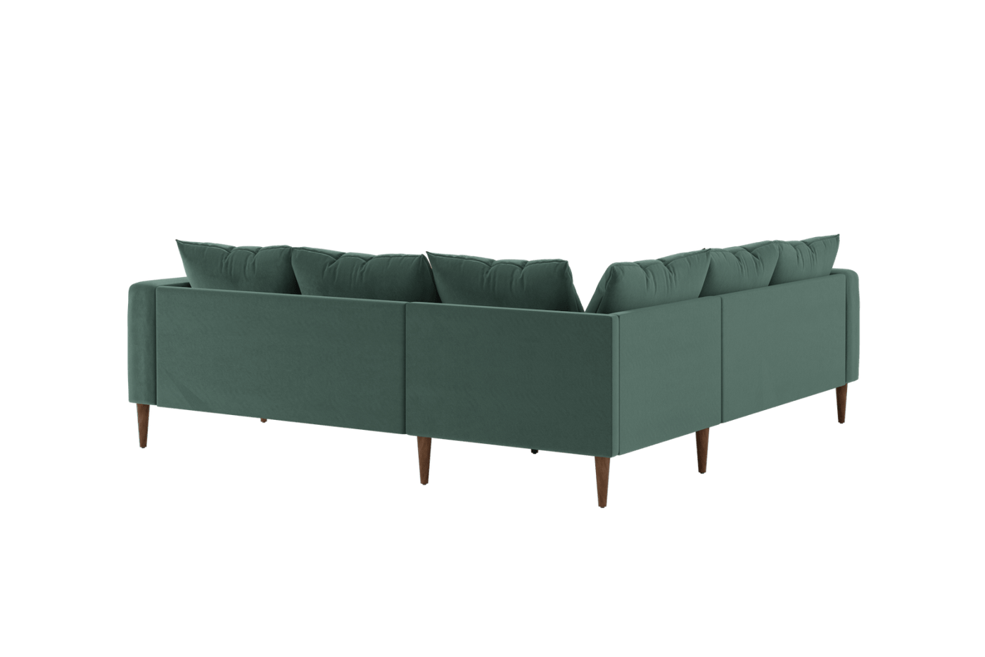 Sabai Design · The Essential Corner Sectional (5 Seat) in Recycled Velvet | socius design in Rochester, MN