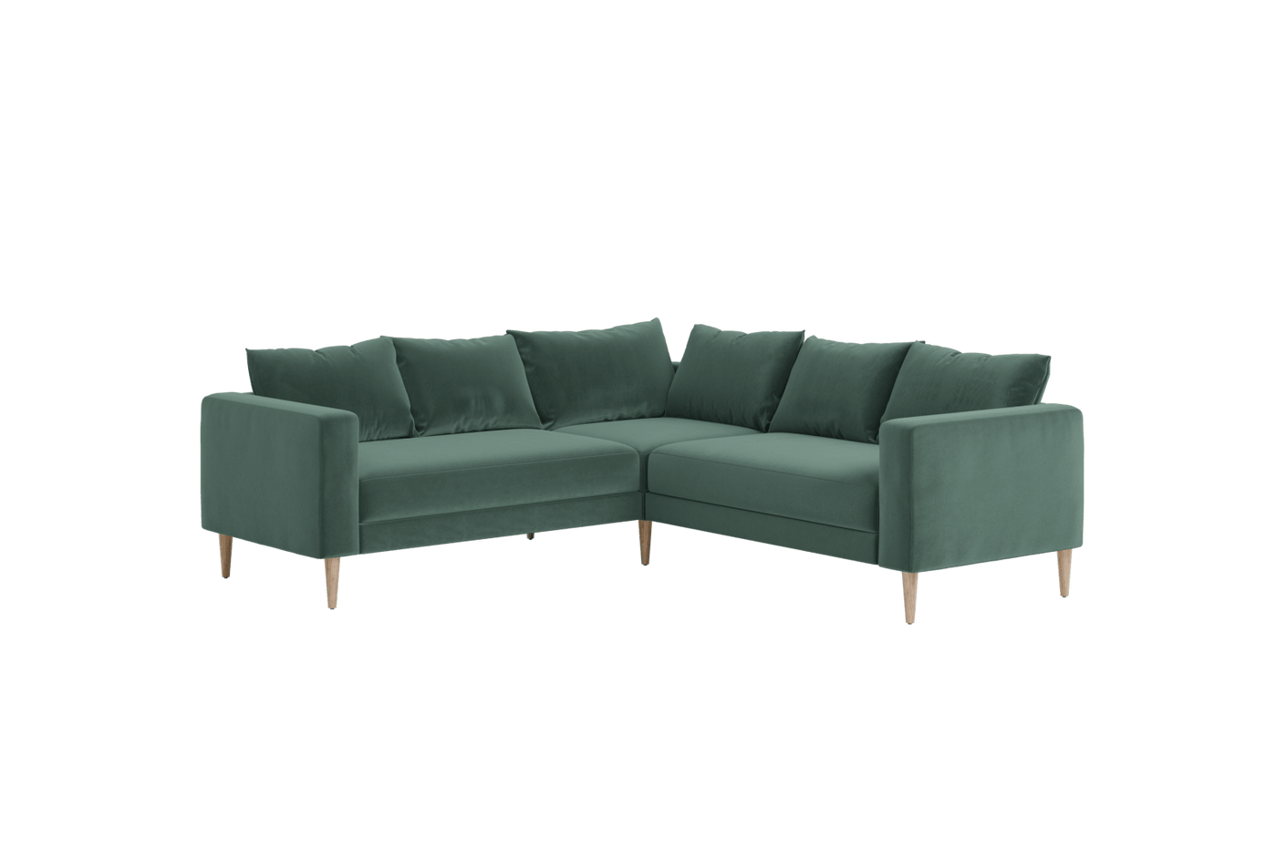 Sabai Design · The Essential Corner Sectional (5 Seat) in Recycled Velvet | socius design in Rochester, MN