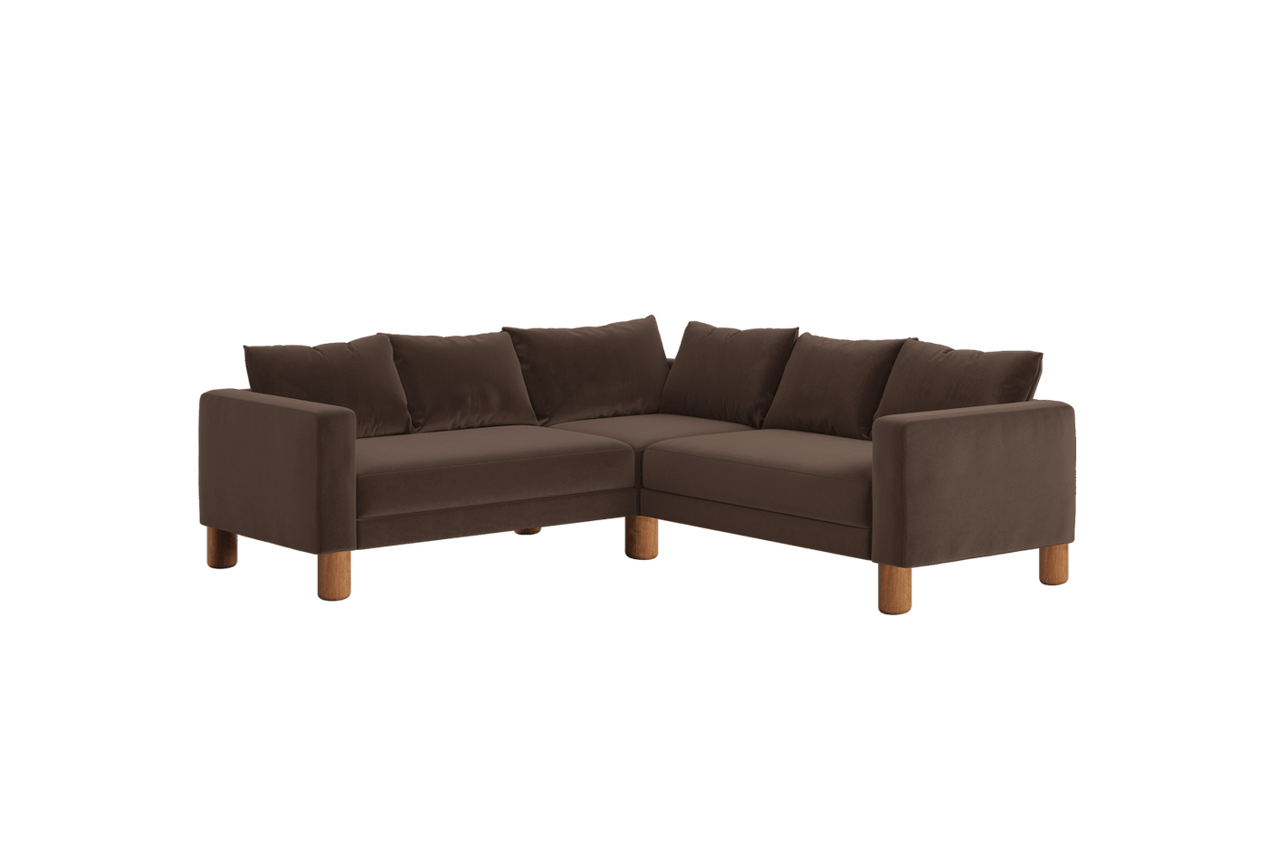 Sabai Design · The Essential Corner Sectional (5 Seat) in Recycled Velvet | socius design in Rochester, MN