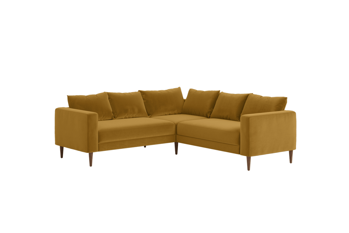 Sabai Design · The Essential Corner Sectional (5 Seat) in Recycled Velvet | socius design in Rochester, MN