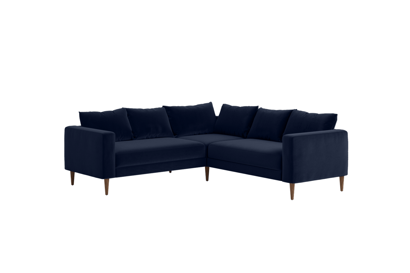 Sabai Design · The Essential Corner Sectional (5 Seat) in Recycled Velvet | socius design in Rochester, MN