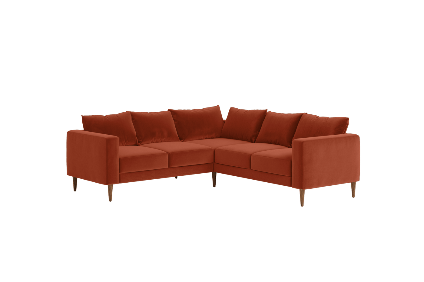 Sabai Design · The Essential Corner Sectional (5 Seat) in Recycled Velvet | socius design in Rochester, MN