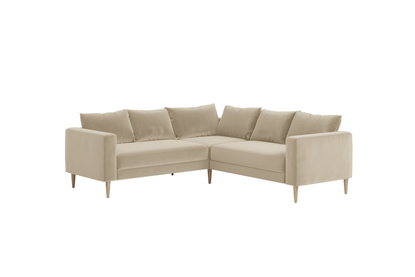 Sabai Design · The Essential Corner Sectional (5 Seat) in Recycled Velvet | socius design in Rochester, MN