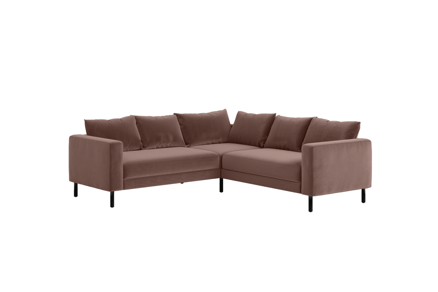 Sabai Design · The Essential Corner Sectional (5 Seat) in Recycled Velvet | socius design in Rochester, MN