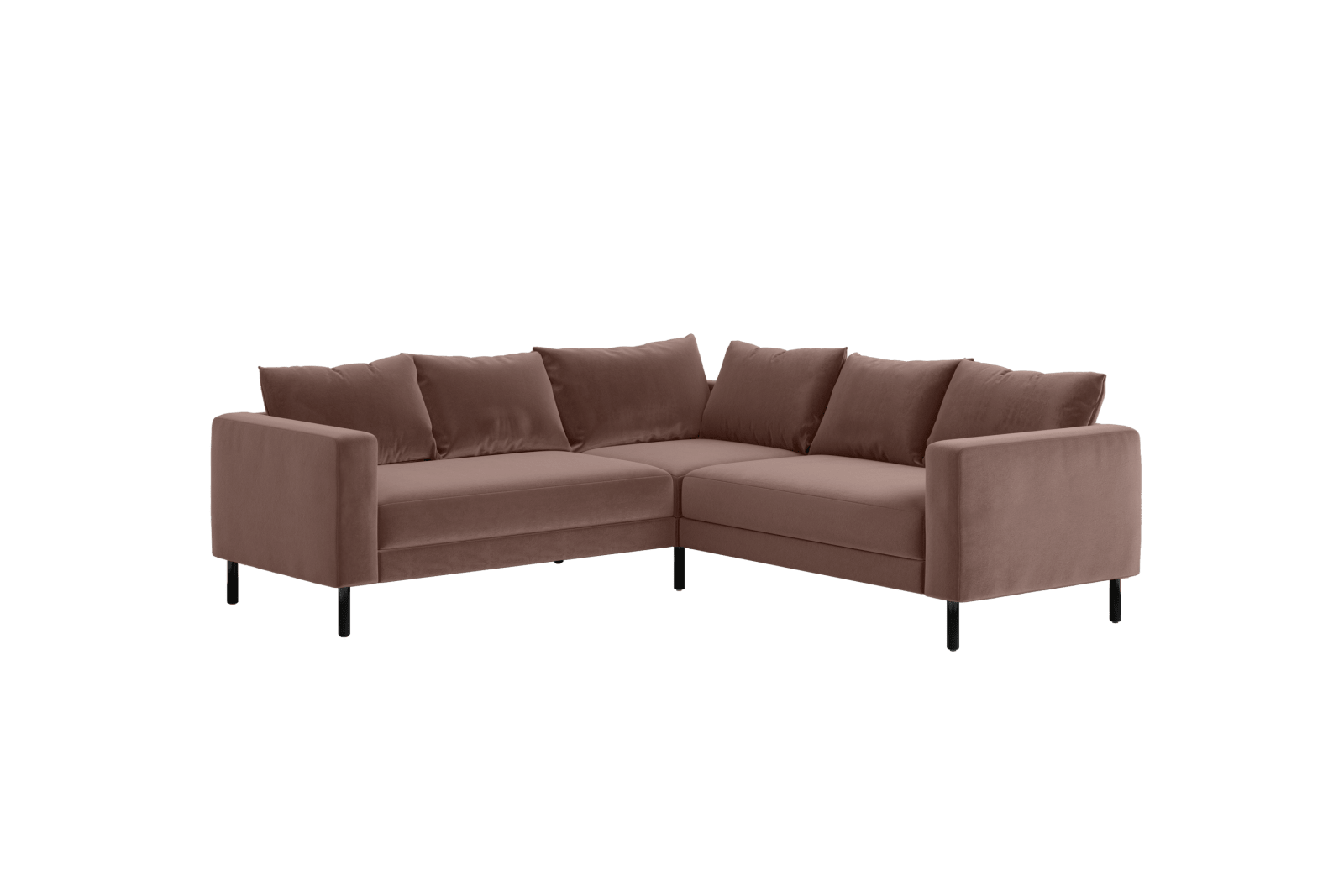 Sabai Design · The Essential Corner Sectional (5 Seat) in Recycled Velvet | socius design in Rochester, MN