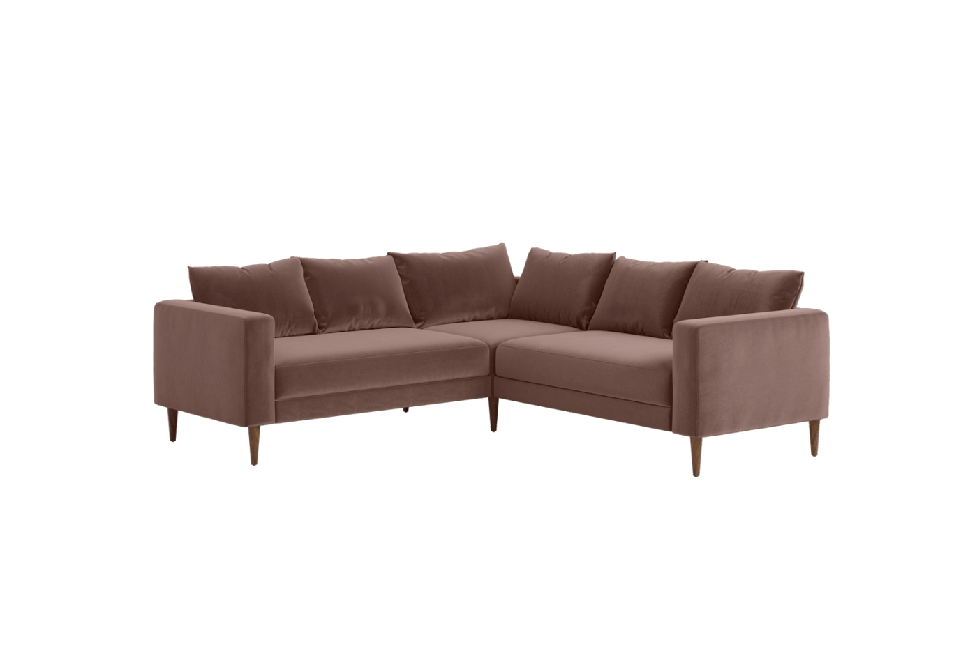 Sabai Design · The Essential Corner Sectional (5 Seat) in Recycled Velvet | socius design in Rochester, MN