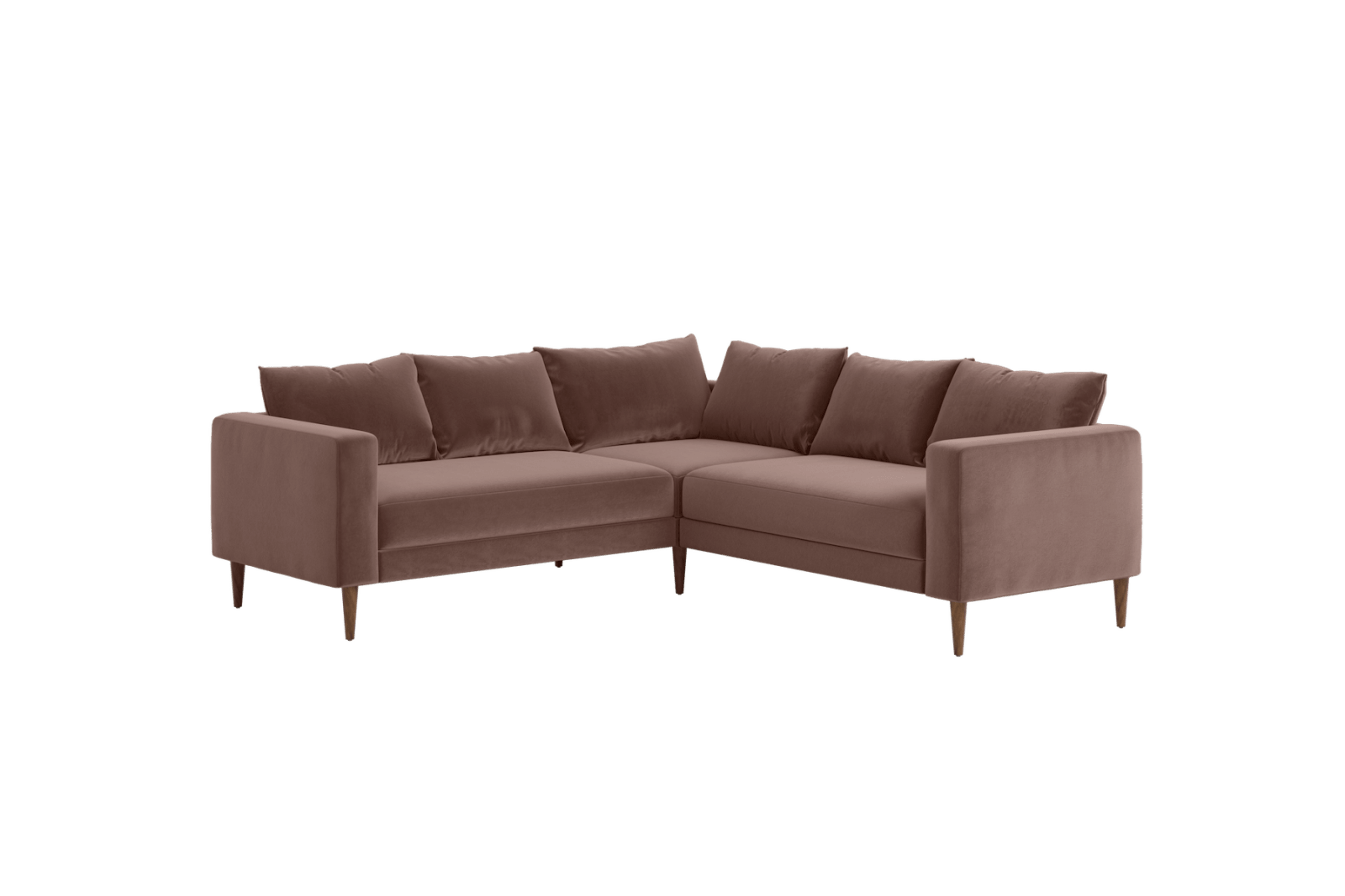Sabai Design · The Essential Corner Sectional (5 Seat) in Recycled Velvet | socius design in Rochester, MN