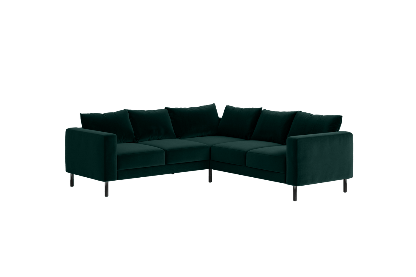 Sabai Design · The Essential Corner Sectional (5 Seat) in Recycled Velvet | socius design in Rochester, MN