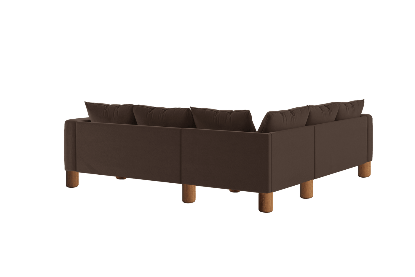 Sabai Design · The Essential Corner Sectional (5 Seat) in Recycled Velvet | socius design in Rochester, MN