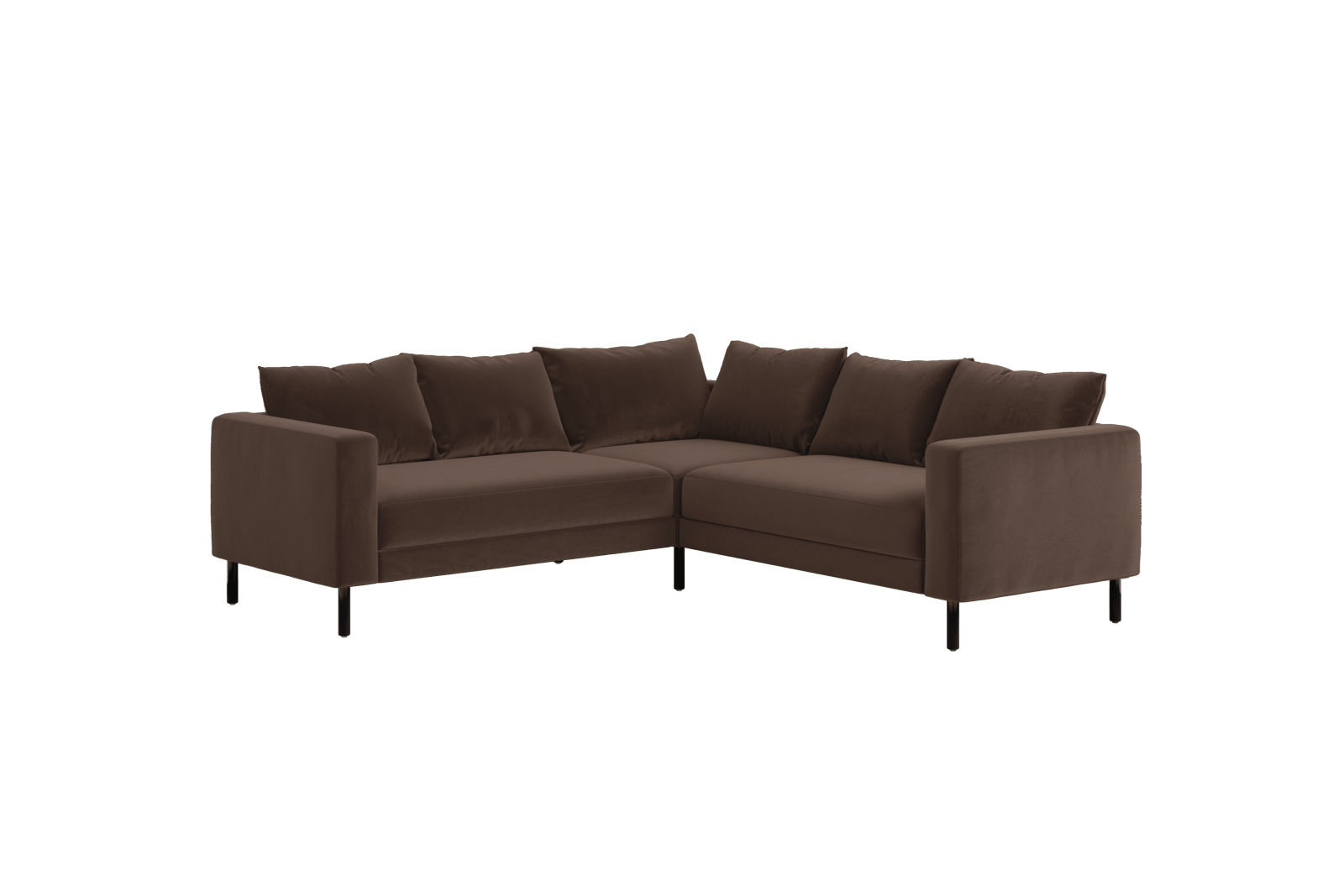 Sabai Design · The Essential Corner Sectional (5 Seat) in Recycled Velvet | socius design in Rochester, MN