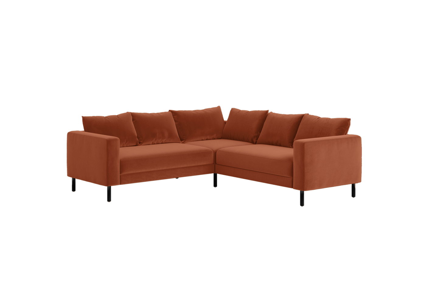Sabai Design · The Essential Corner Sectional (5 Seat) in Recycled Velvet | socius design in Rochester, MN
