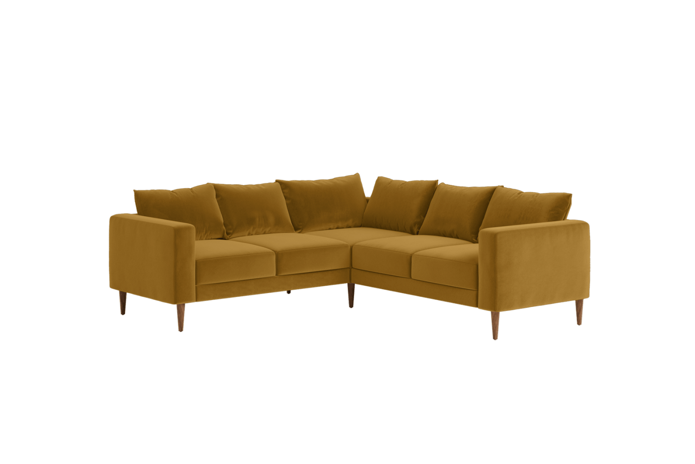 Sabai Design · The Essential Corner Sectional (5 Seat) in Recycled Velvet | socius design in Rochester, MN