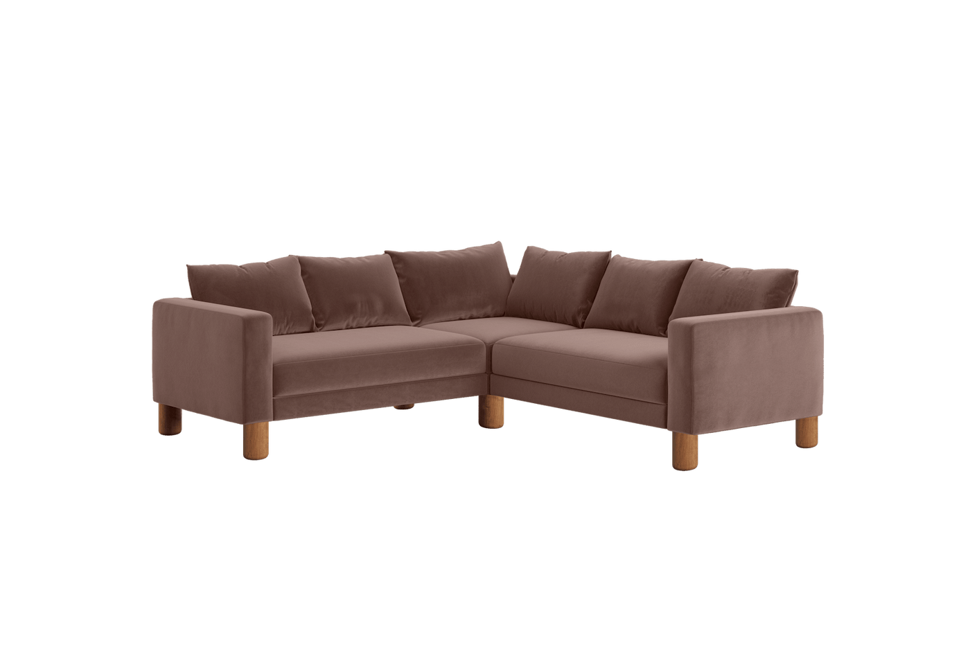 Sabai Design · The Essential Corner Sectional (5 Seat) in Recycled Velvet | socius design in Rochester, MN