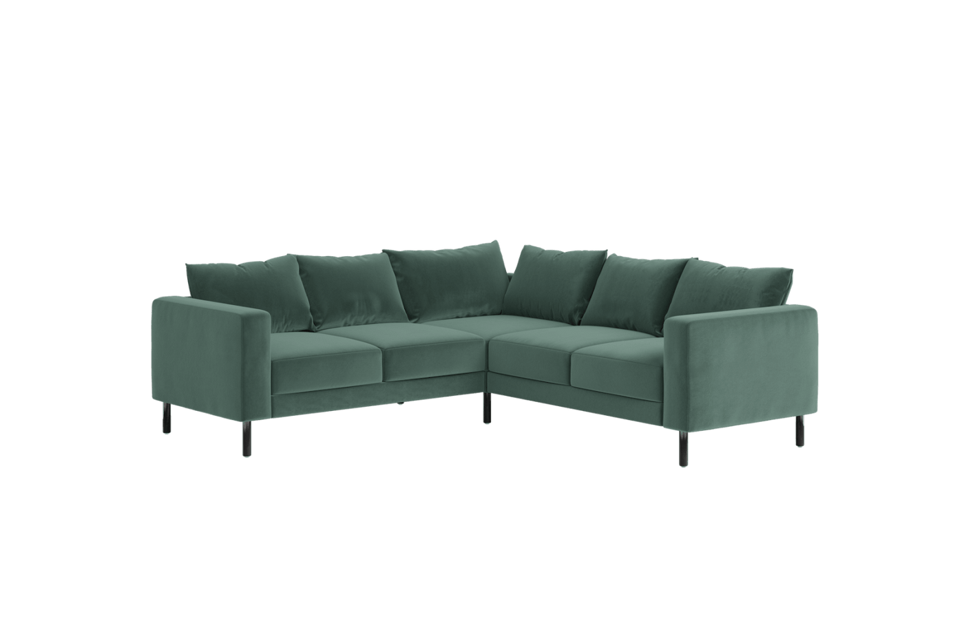 Sabai Design · The Essential Corner Sectional (5 Seat) in Recycled Velvet | socius design in Rochester, MN