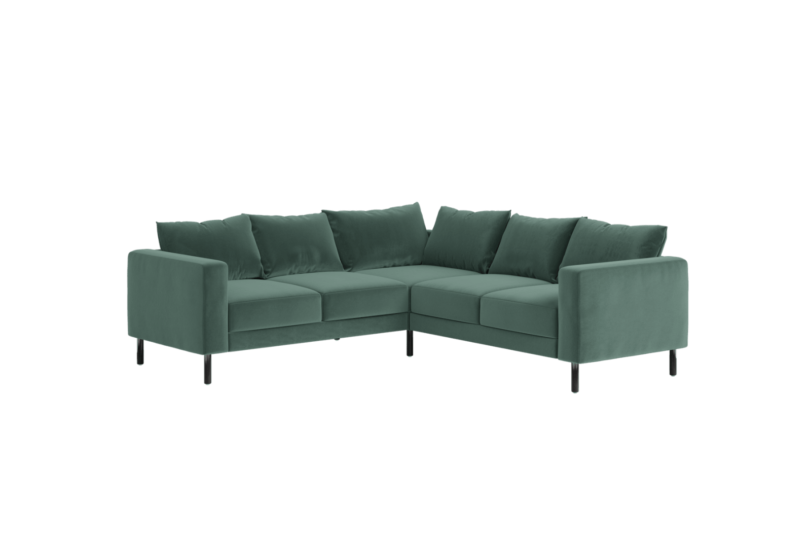 Sabai Design · The Essential Corner Sectional (5 Seat) in Recycled Velvet | socius design in Rochester, MN