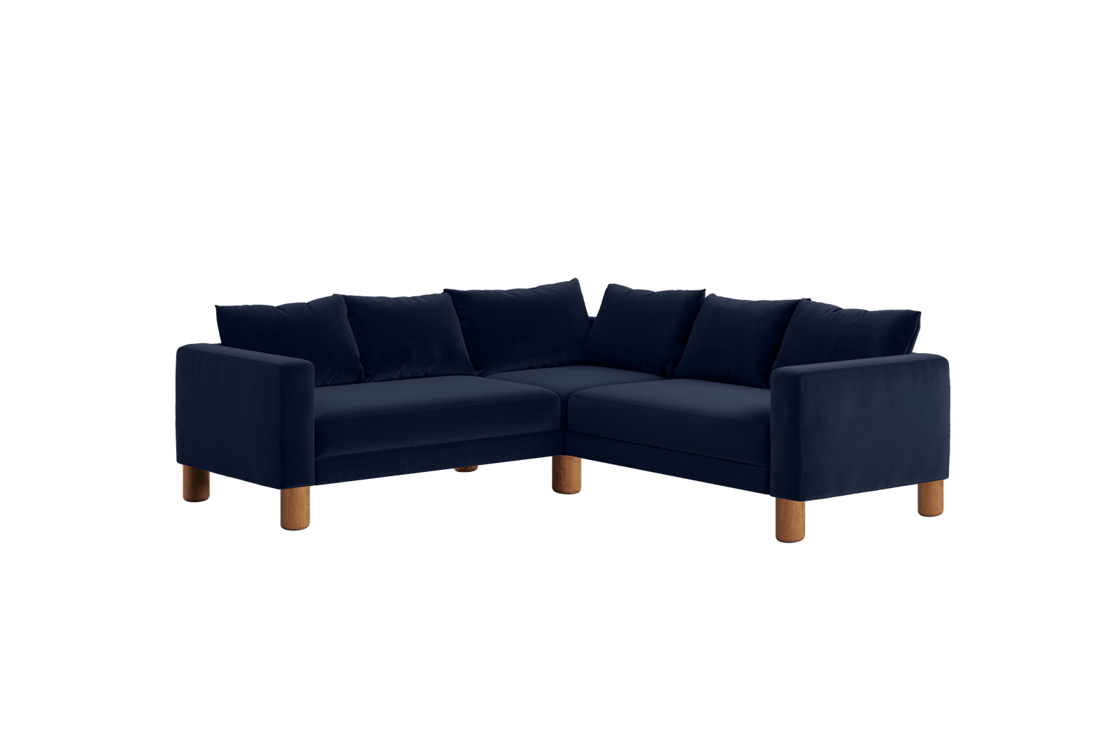 Sabai Design · The Essential Corner Sectional (5 Seat) in Recycled Velvet | socius design in Rochester, MN