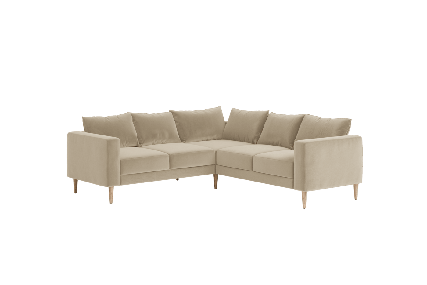 Sabai Design · The Essential Corner Sectional (5 Seat) in Recycled Velvet | socius design in Rochester, MN