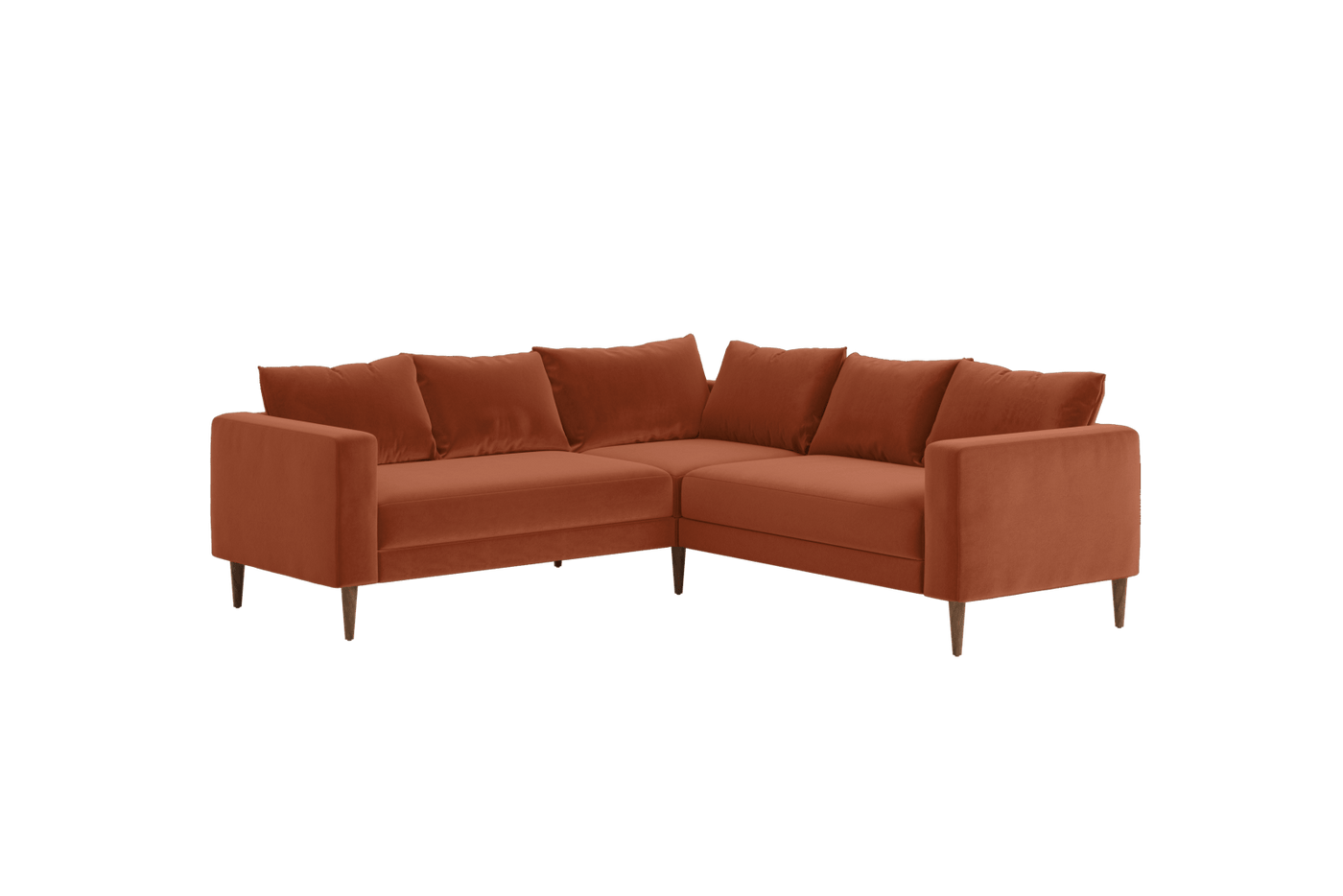 Sabai Design · The Essential Corner Sectional (5 Seat) in Recycled Velvet | socius design in Rochester, MN