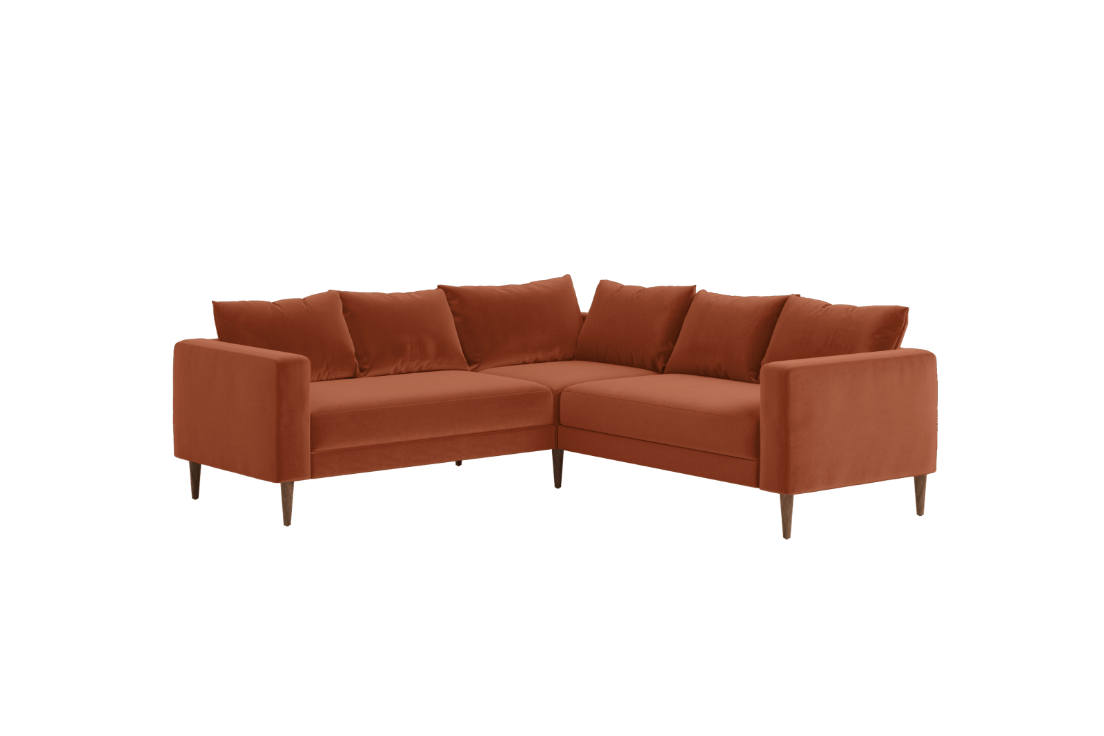 Sabai Design · The Essential Corner Sectional (5 Seat) in Recycled Velvet | socius design in Rochester, MN