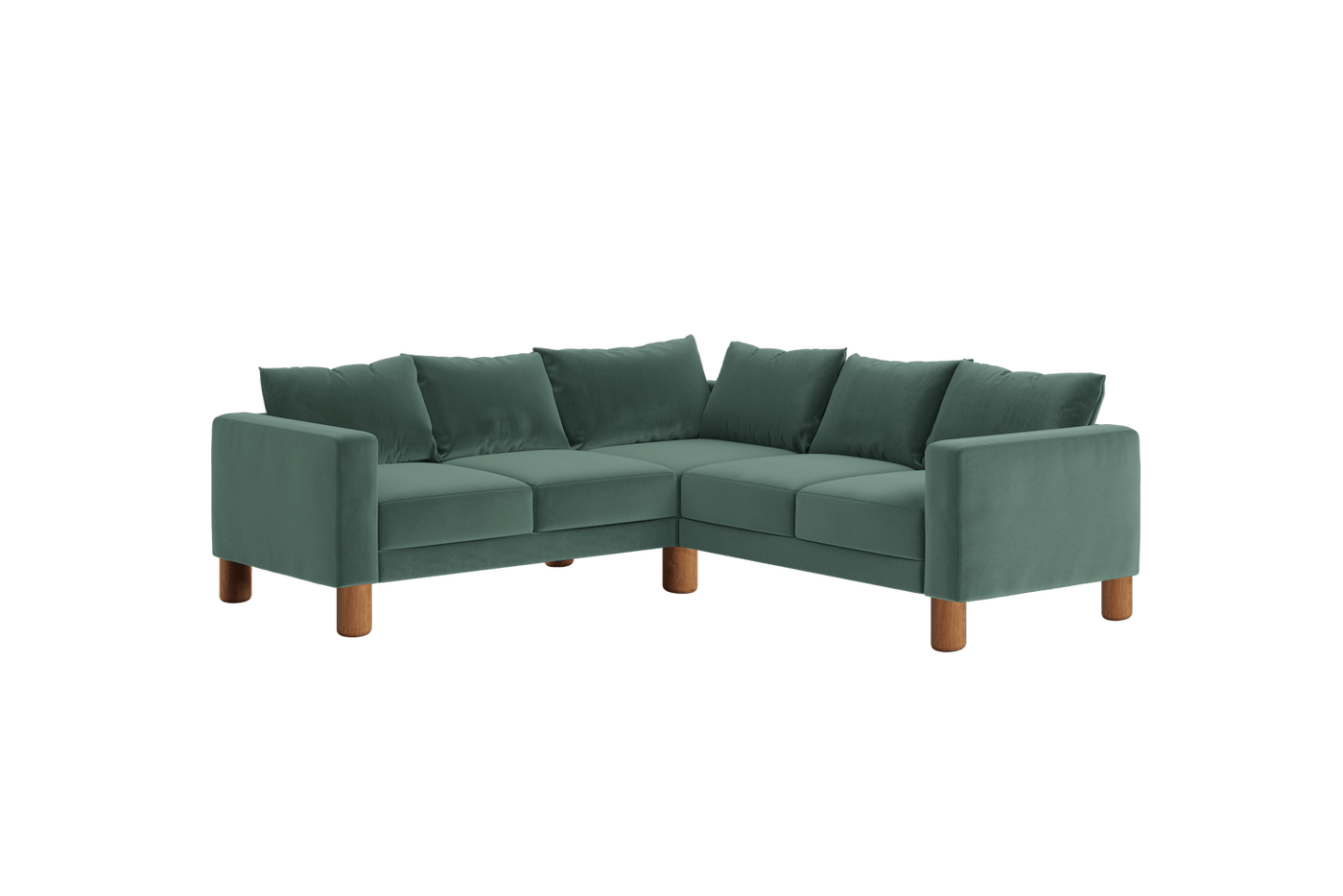 Sabai Design · The Essential Corner Sectional (5 Seat) in Recycled Velvet | socius design in Rochester, MN