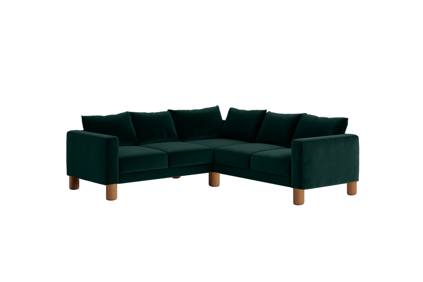 Sabai Design · The Essential Corner Sectional (5 Seat) in Recycled Velvet | socius design in Rochester, MN