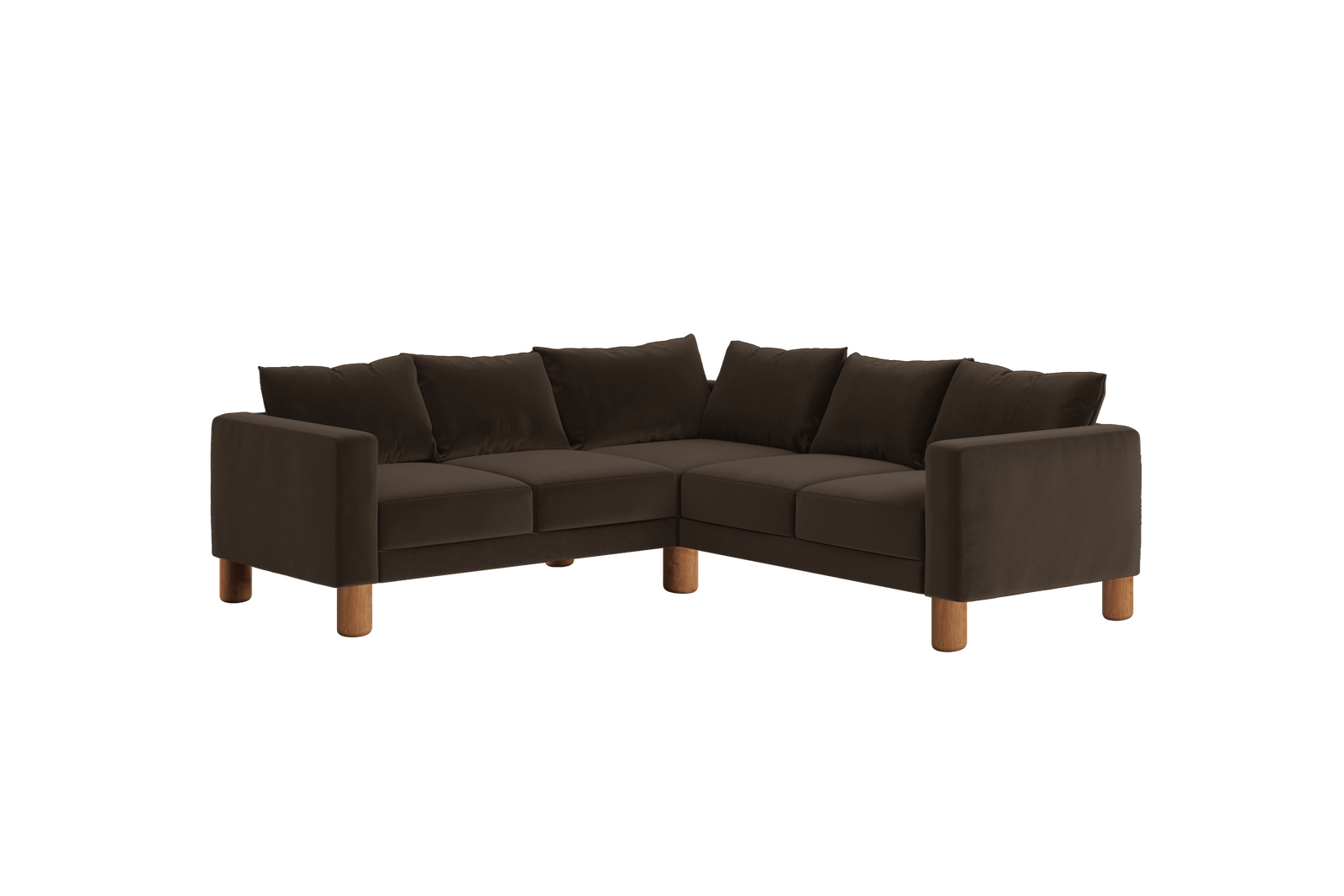 Sabai Design · The Essential Corner Sectional (5 Seat) in Recycled Velvet | socius design in Rochester, MN