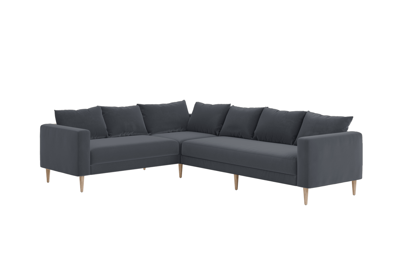 Sabai Design · The Essential Corner Sectional (6 Seat) in Recycled Velvet | socius design in Rochester, MN
