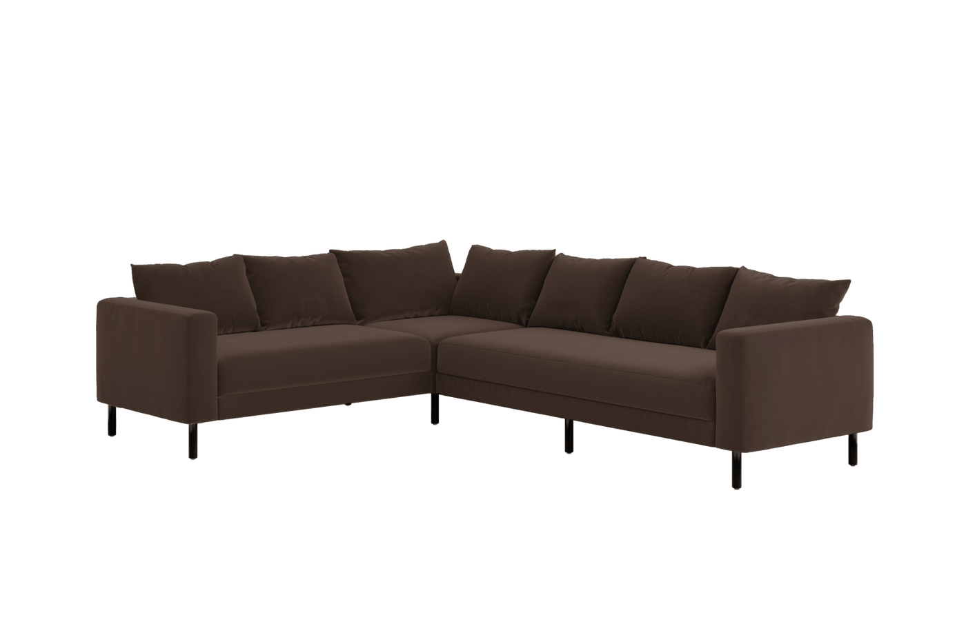 Sabai Design · The Essential Corner Sectional (6 Seat) in Recycled Velvet | socius design in Rochester, MN