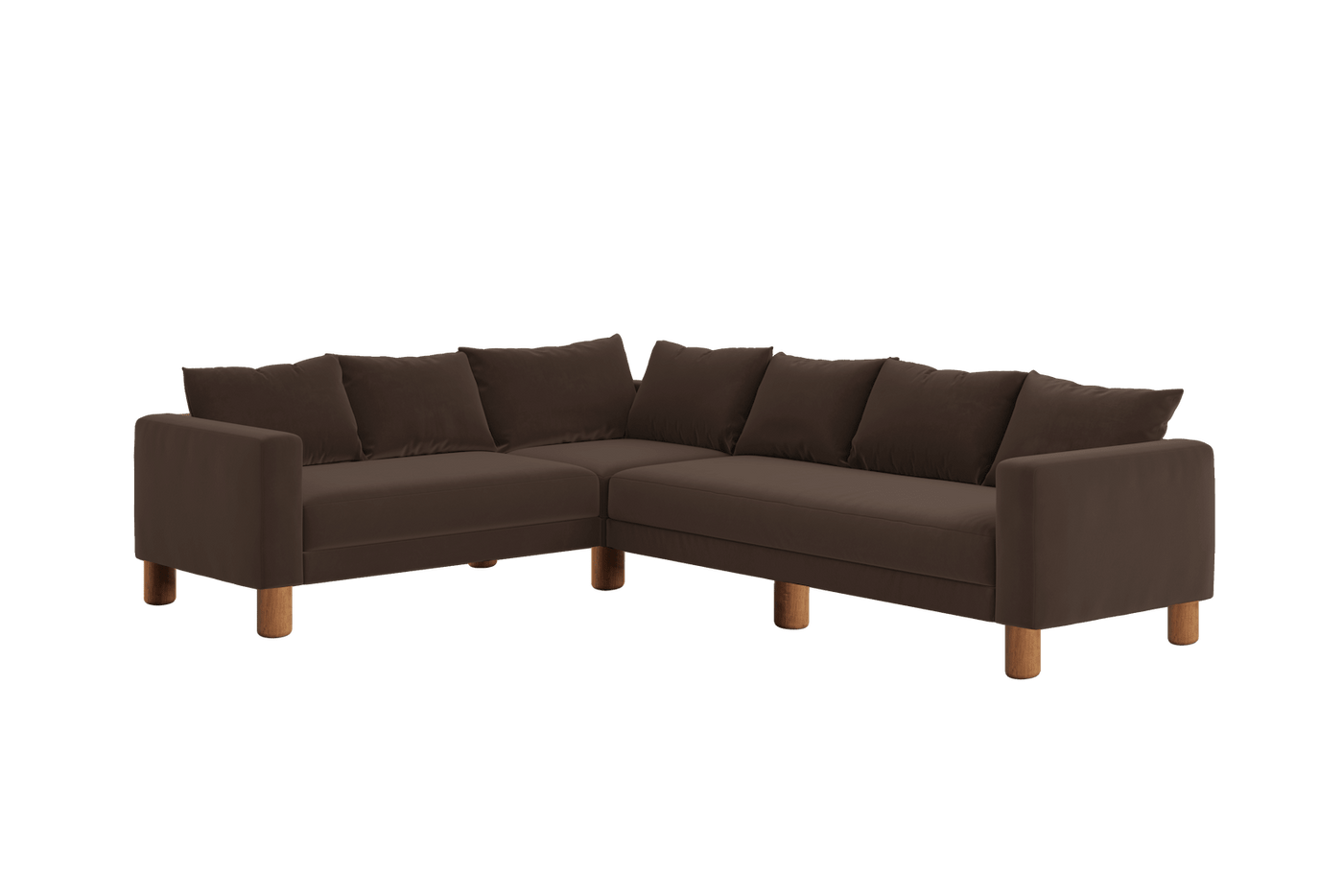 Sabai Design · The Essential Corner Sectional (6 Seat) in Recycled Velvet | socius design in Rochester, MN