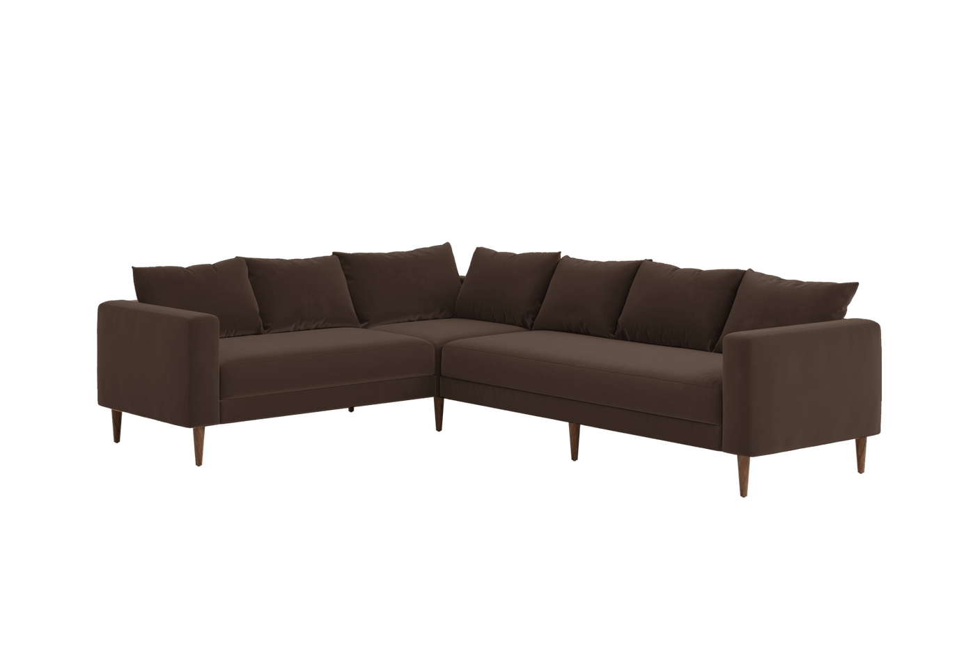 Sabai Design · The Essential Corner Sectional (6 Seat) in Recycled Velvet | socius design in Rochester, MN