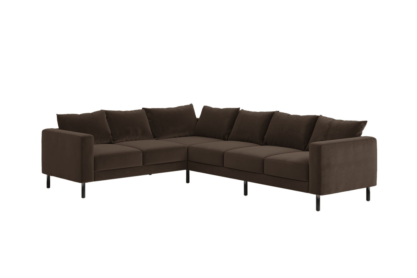 Sabai Design · The Essential Corner Sectional (6 Seat) in Recycled Velvet | socius design in Rochester, MN