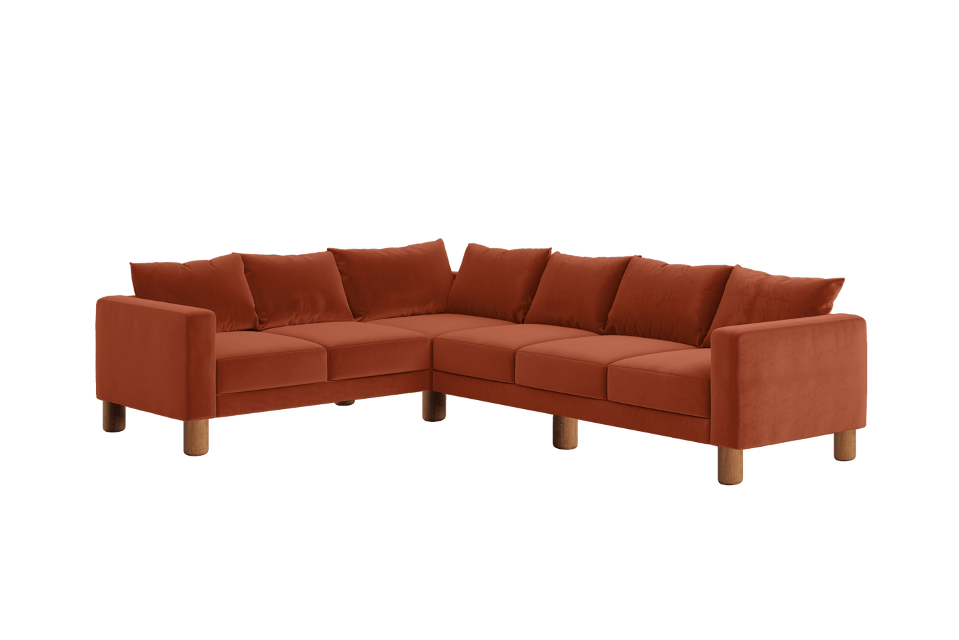 Sabai Design · The Essential Corner Sectional (6 Seat) in Recycled Velvet | socius design in Rochester, MN
