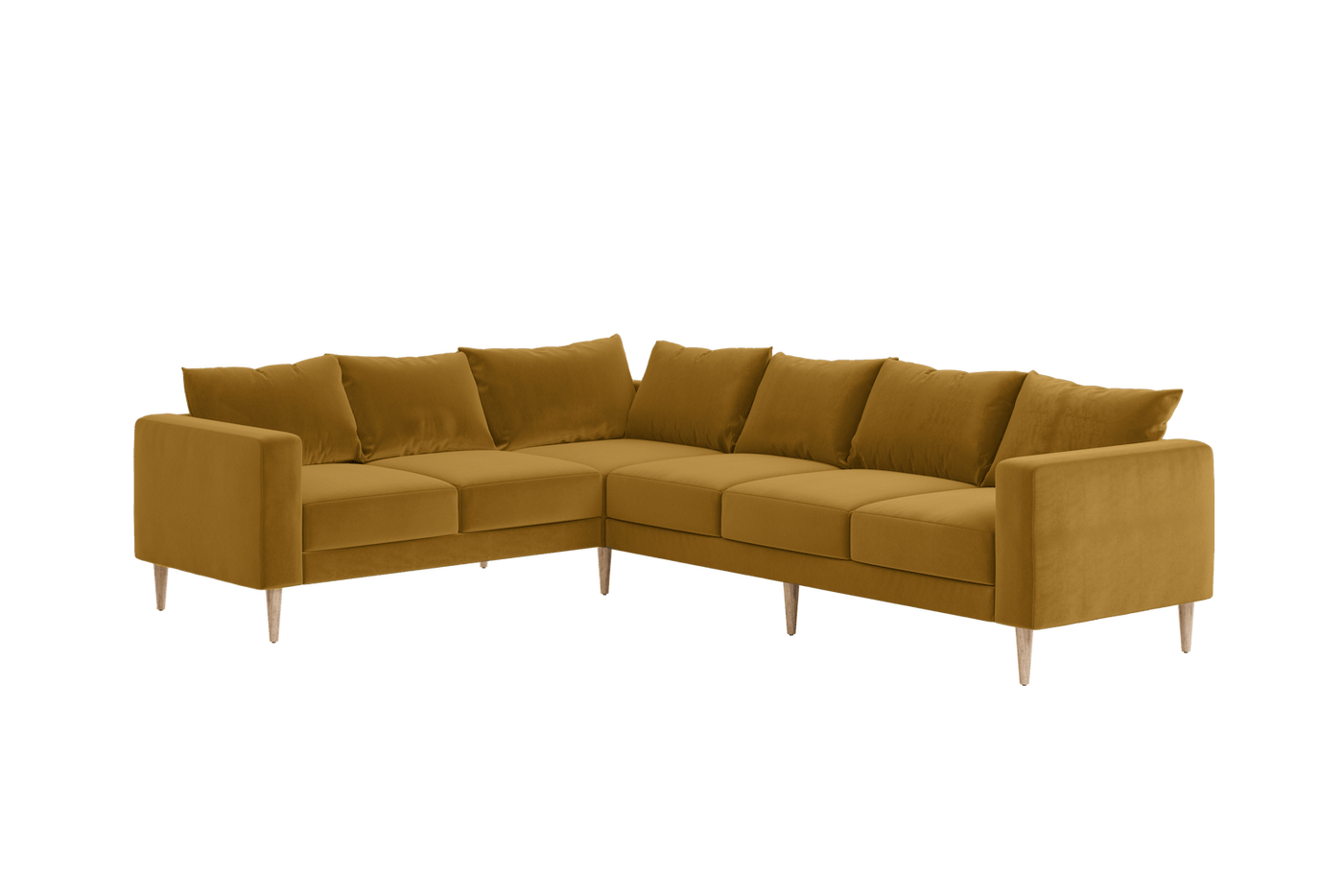 Sabai Design · The Essential Corner Sectional (6 Seat) in Recycled Velvet | socius design in Rochester, MN