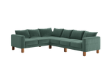Sabai Design · The Essential Corner Sectional (6 Seat) in Recycled Velvet | socius design in Rochester, MN
