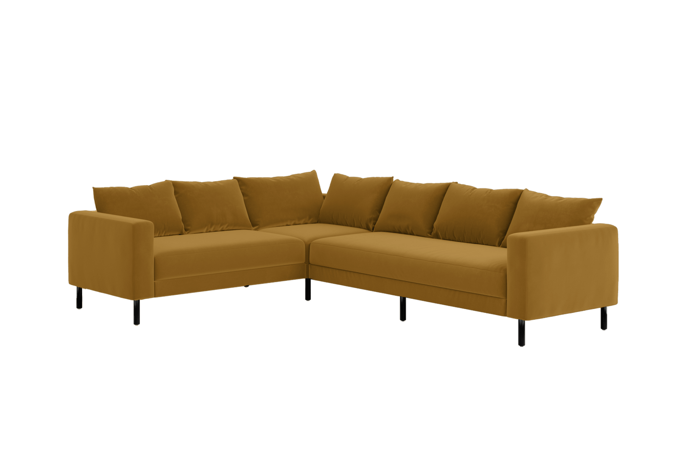 Sabai Design · The Essential Corner Sectional (6 Seat) in Recycled Velvet | socius design in Rochester, MN