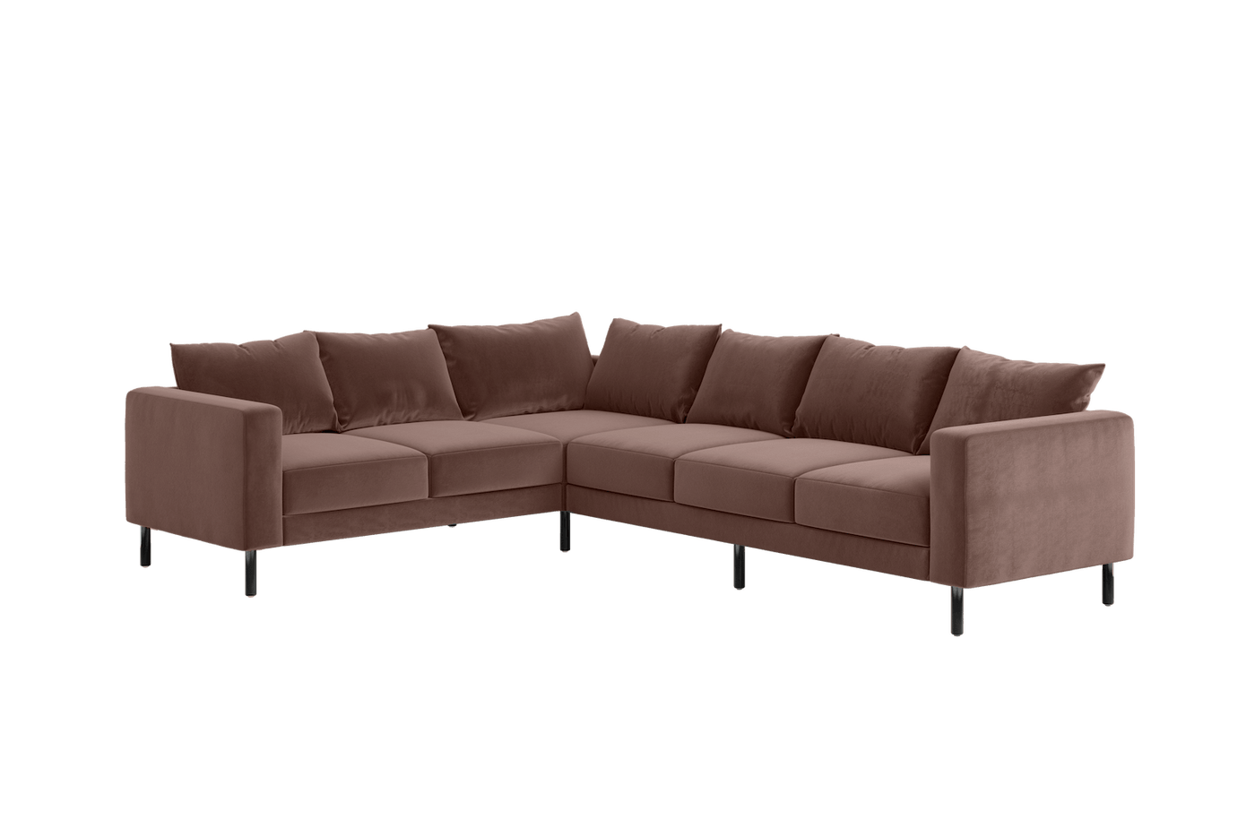 Sabai Design · The Essential Corner Sectional (6 Seat) in Recycled Velvet | socius design in Rochester, MN