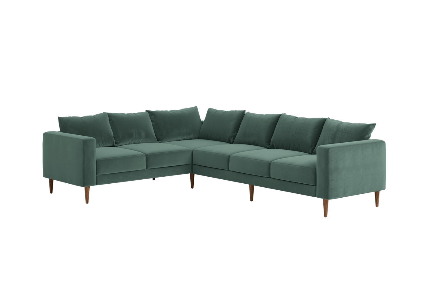 Sabai Design · The Essential Corner Sectional (6 Seat) in Recycled Velvet | socius design in Rochester, MN