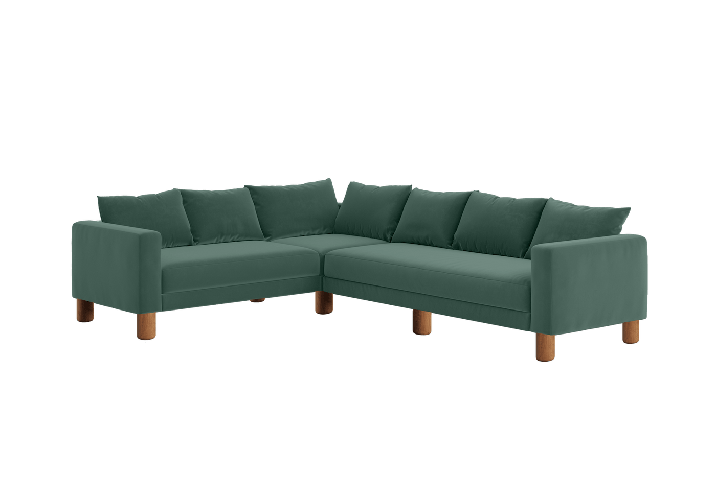 Sabai Design · The Essential Corner Sectional (6 Seat) in Recycled Velvet | socius design in Rochester, MN