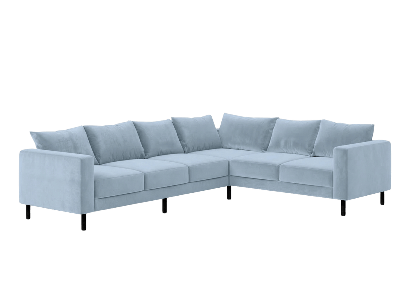 Sabai Design · The Essential Corner Sectional (6 Seat) in Recycled Velvet | socius design in Rochester, MN