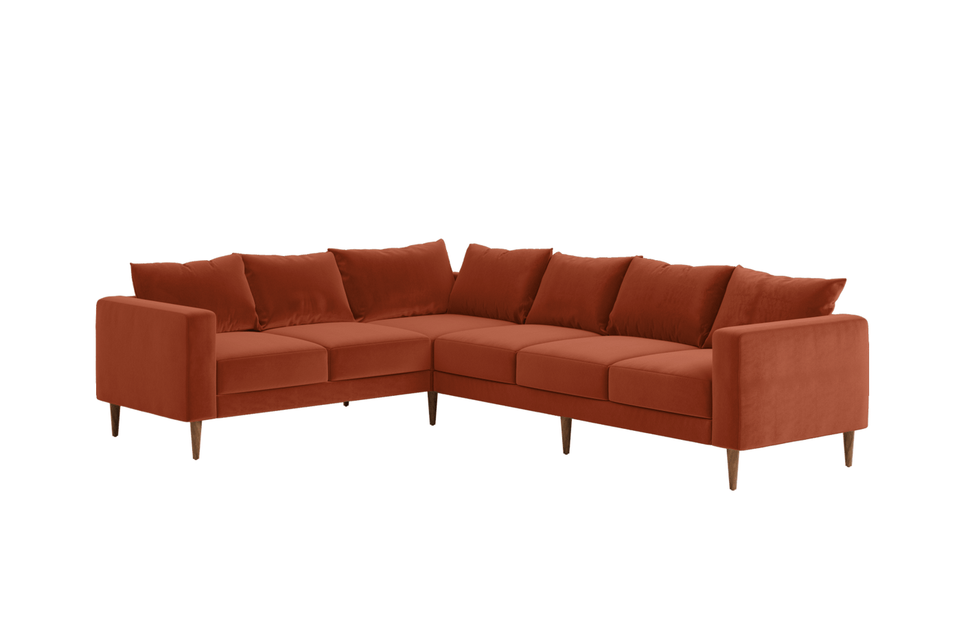 Sabai Design · The Essential Corner Sectional (6 Seat) in Recycled Velvet | socius design in Rochester, MN