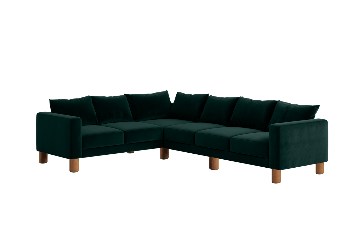 Sabai Design · The Essential Corner Sectional (6 Seat) in Recycled Velvet | socius design in Rochester, MN