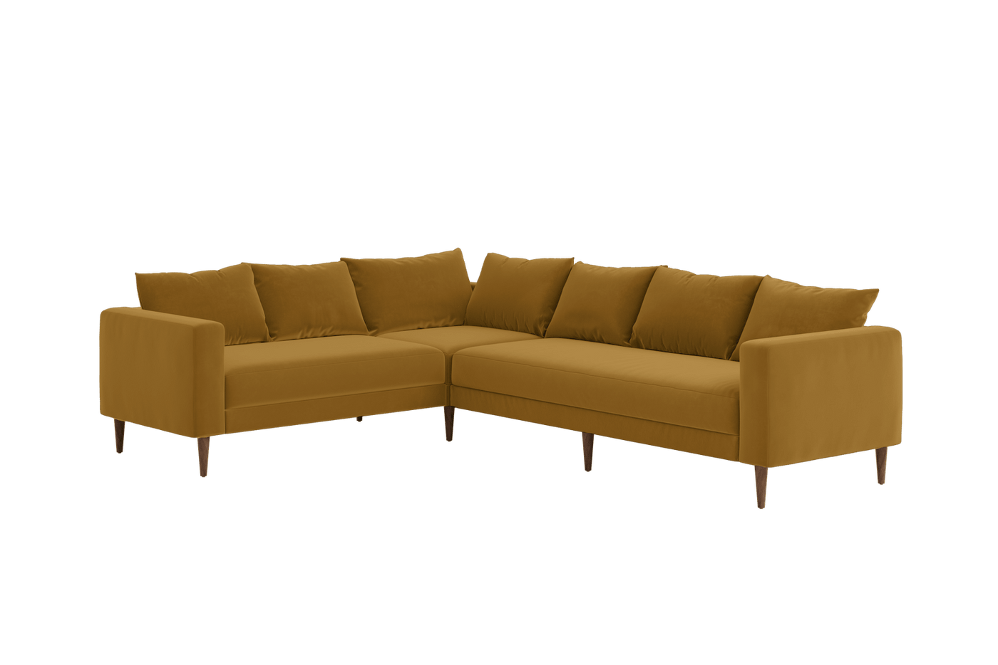 Sabai Design · The Essential Corner Sectional (6 Seat) in Recycled Velvet | socius design in Rochester, MN
