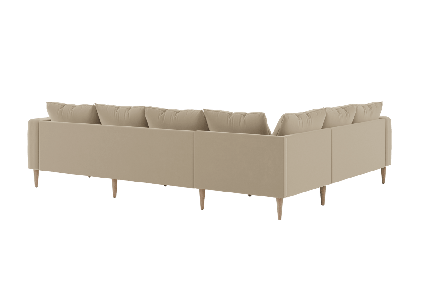 Sabai Design · The Essential Corner Sectional (6 Seat) in Recycled Velvet | socius design in Rochester, MN