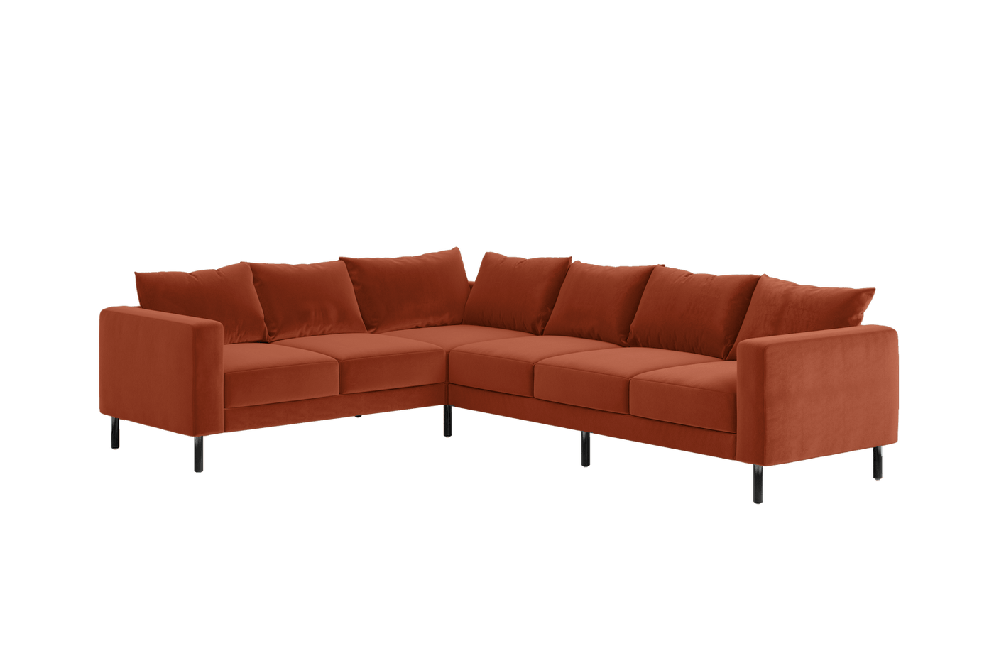 Sabai Design · The Essential Corner Sectional (6 Seat) in Recycled Velvet | socius design in Rochester, MN