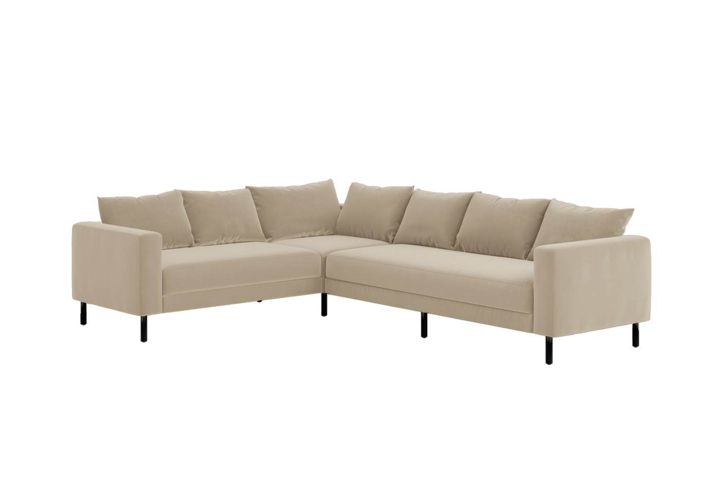 Sabai Design · The Essential Corner Sectional (6 Seat) in Recycled Velvet | socius design in Rochester, MN