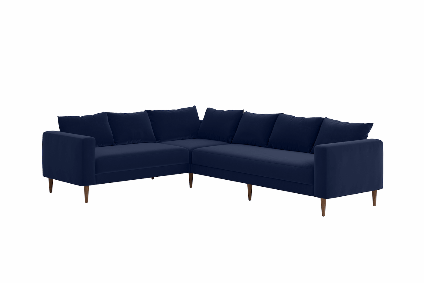 Sabai Design · The Essential Corner Sectional (6 Seat) in Recycled Velvet | socius design in Rochester, MN