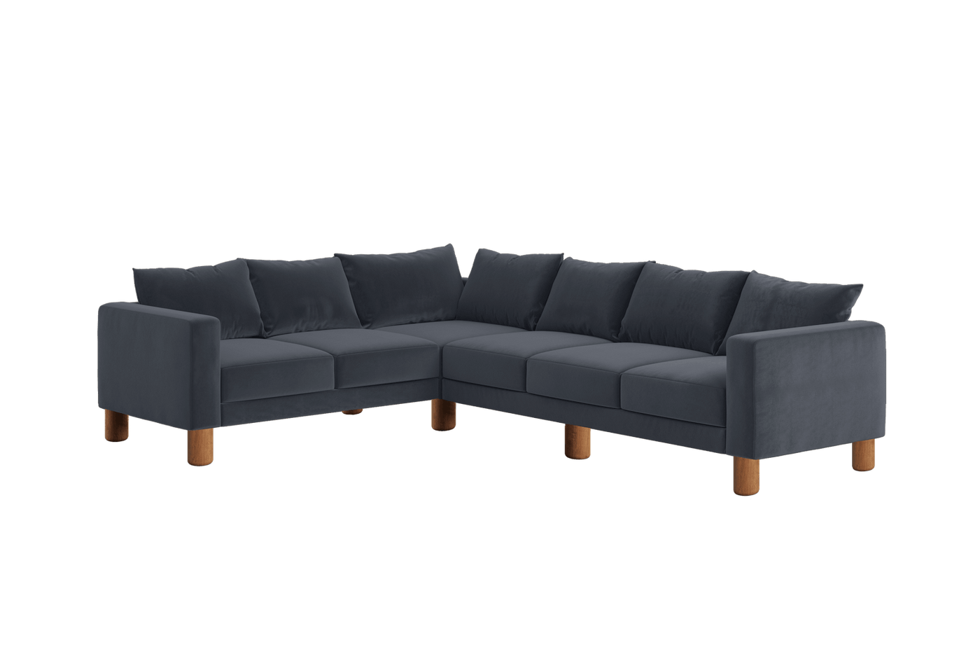 Sabai Design · The Essential Corner Sectional (6 Seat) in Recycled Velvet | socius design in Rochester, MN