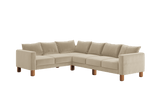 Sabai Design · The Essential Corner Sectional (6 Seat) in Recycled Velvet | socius design in Rochester, MN